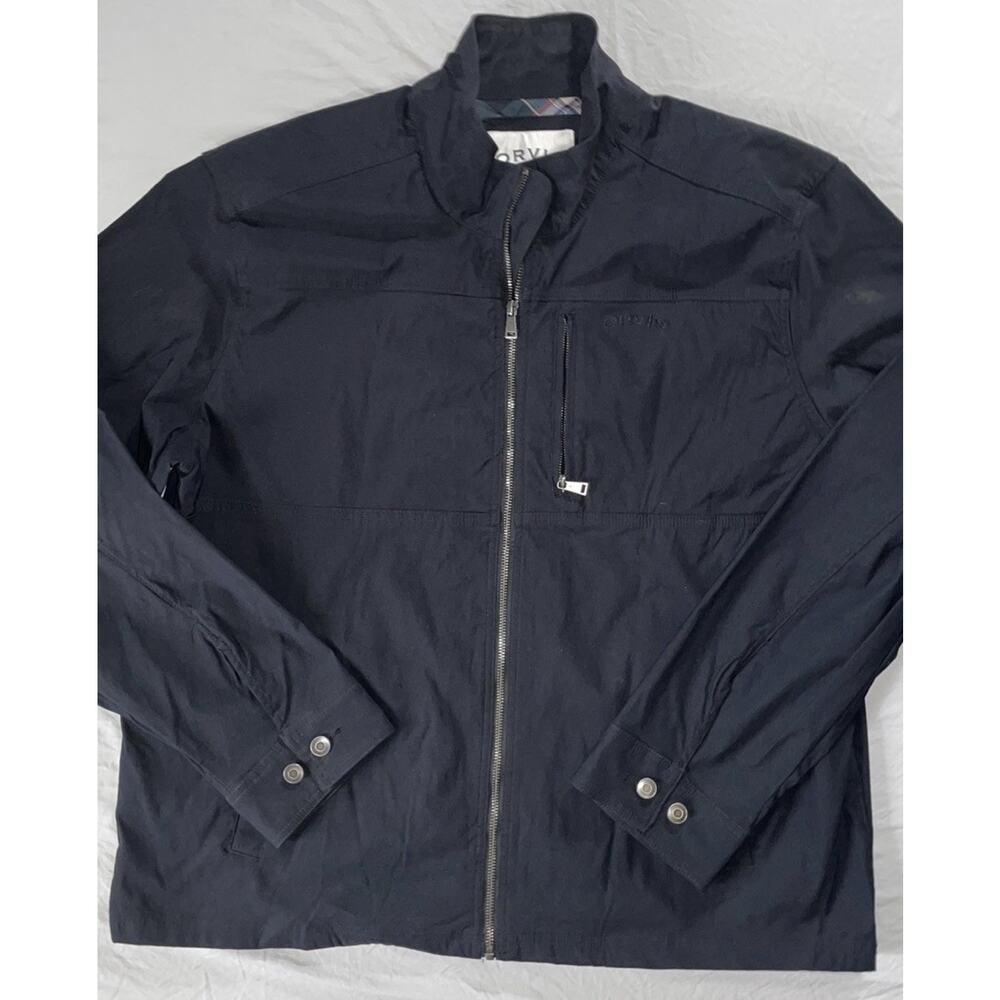 Orvis 1225414 Full Zip Stretch Nylon Water Resistant Bomber Jacket. Men's 2XL.
